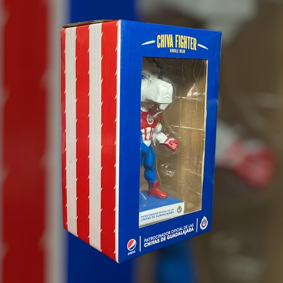 CHIVAS FIGHTER Bobblehead Pepsi Soccer Football Chivas De Guadalajara NEW! - Picture 9 of 11